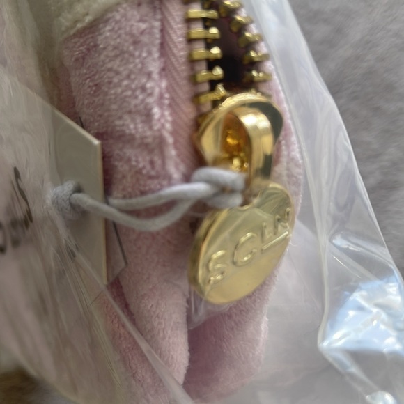 Stoney Clover Lane NWT SEASHELL embroidered TERRY Large POUCH - Picture 8 of 8